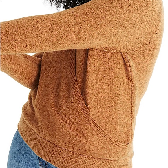 Madewell Faux Wrap Pullover Sweater - Picture 3 of 5